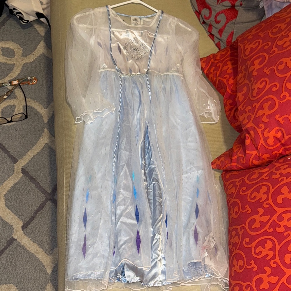 Disney frozen elsa outfit costume dress set Costume 7-8